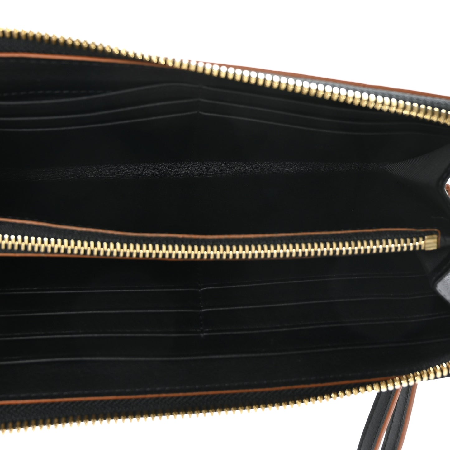 Calfskin Ottomar Monogram Large Aren Zip Wallet Black