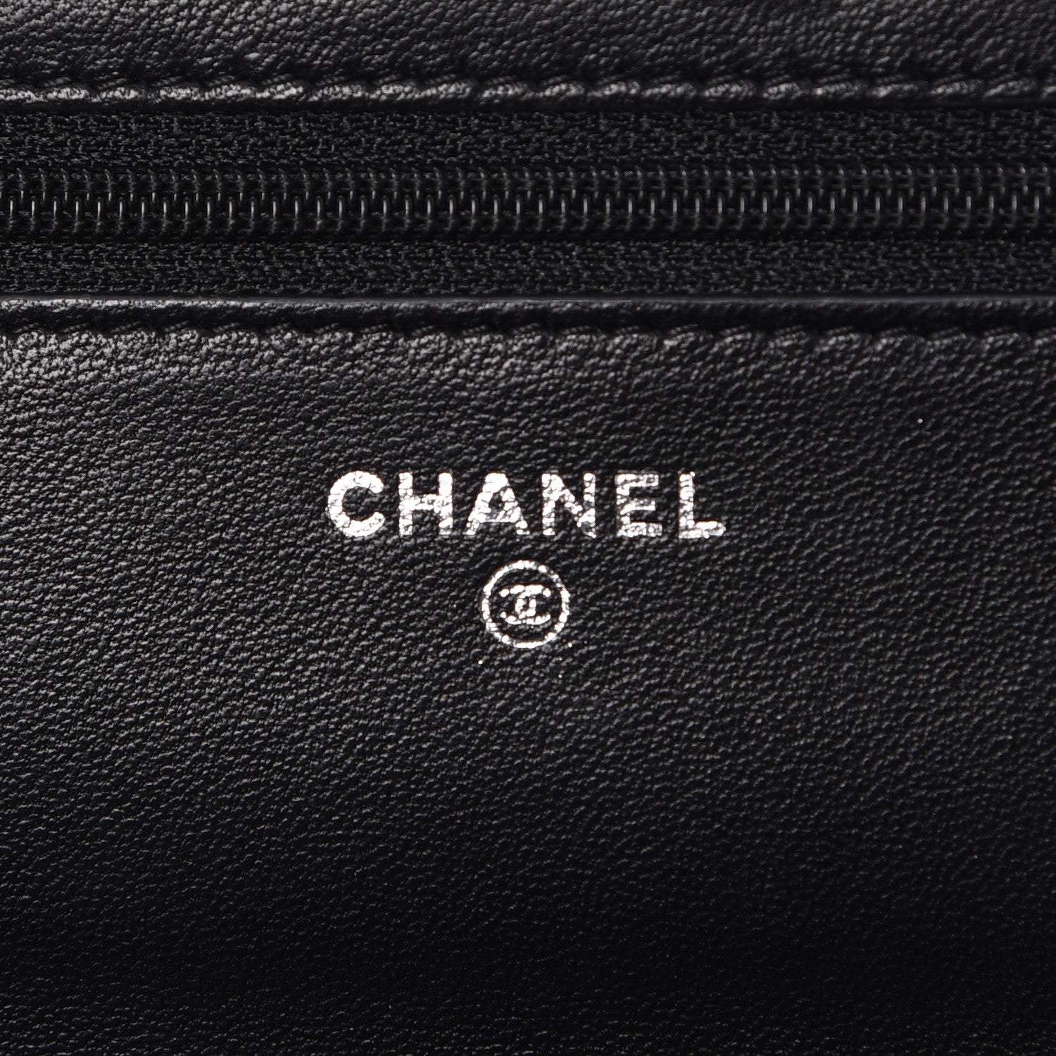 Chanel Lambskin Quilted Boy Wallet On Chain WOC Black 6 of 10