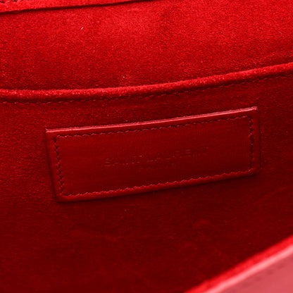 Saint Laurent Calfskin Classic Y Ligne Clutch Red 6 of 6