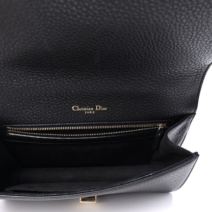 Christian Dior Grained Calfskin Medium Diorama Flap Bag Black 4 of 4