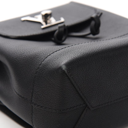 Louis Vuitton Calfskin Lockme Backpack Black 7 of 11