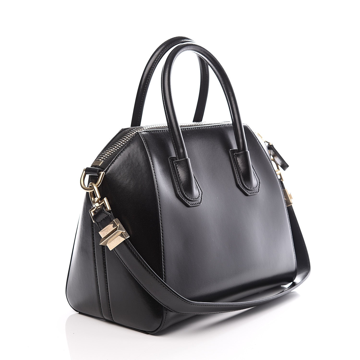 Givenchy Shiny Lord Calfskin Small Antigona Black 2 of 9