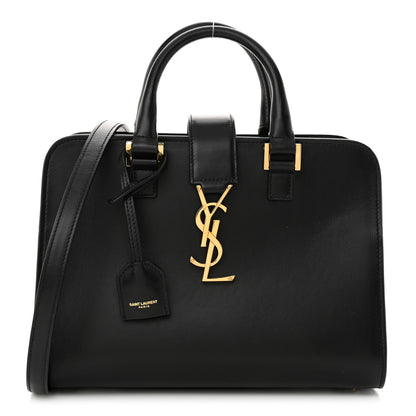 Saint Laurent Calfskin Monogram Baby Cabas Black 1 of 11