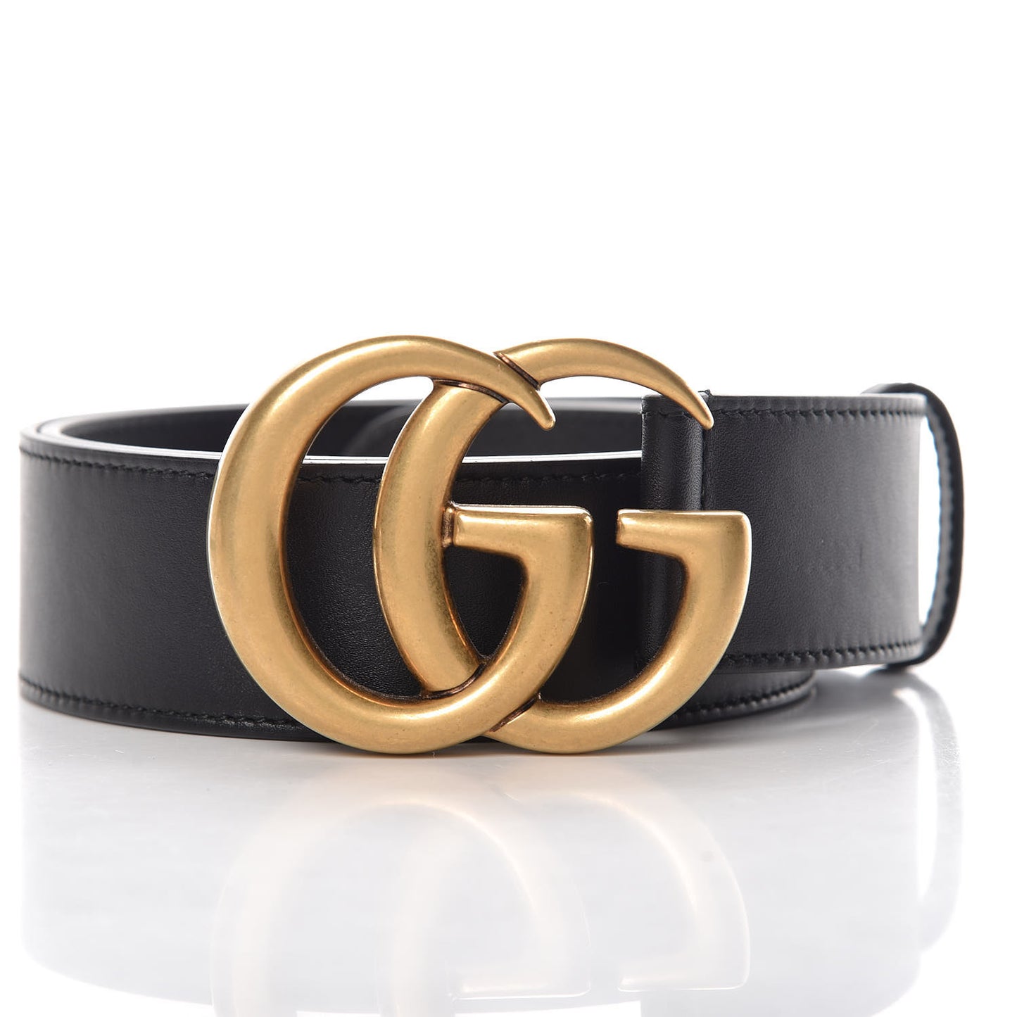 Calfskin Double G 40mm Belt 80 32 Black
