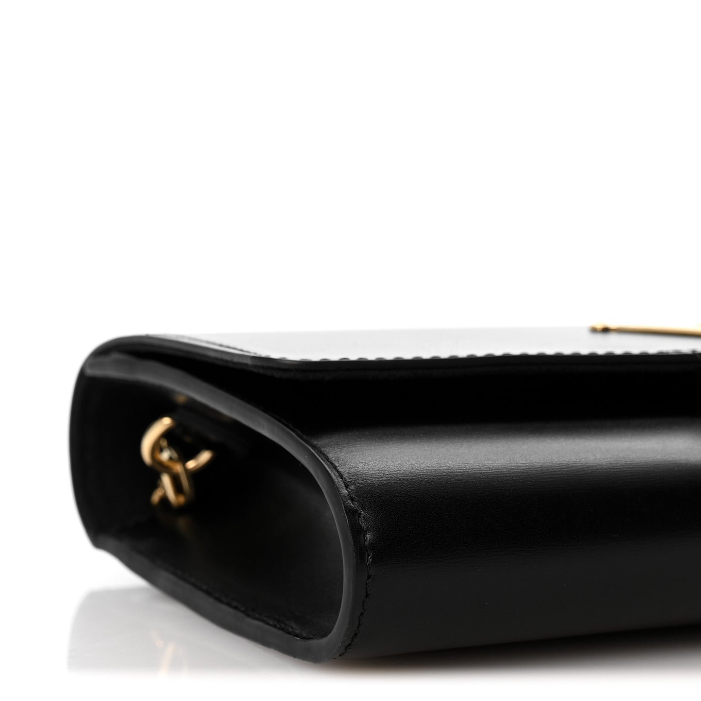 Calfskin Chain Louise GM NM Black
