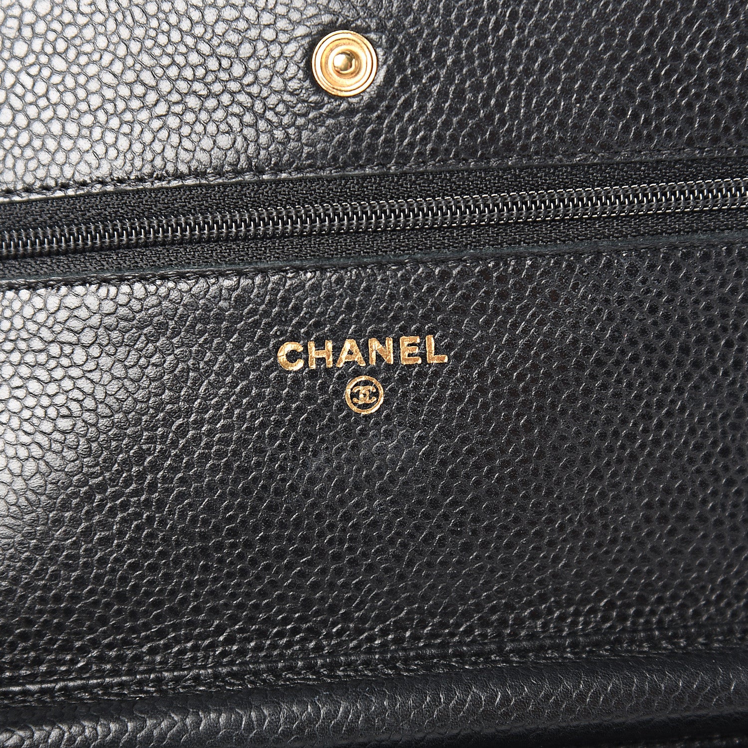 Chanel Caviar Quilted Wallet On Chain WOC Black 5 of 12