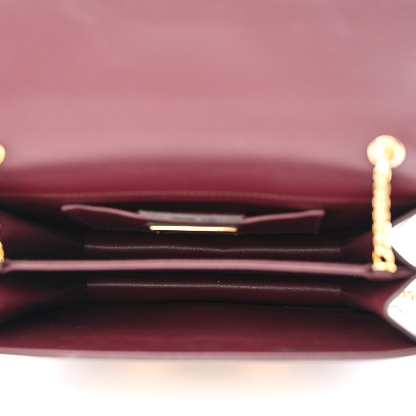 Calfskin Thalia Flap Shoulder Bag Wine