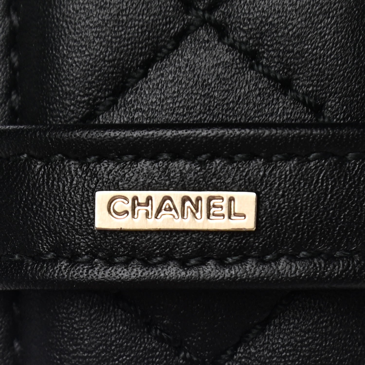 Chanel Lambskin Quilted CC Chain Belt 85 34 Black 3 of 15