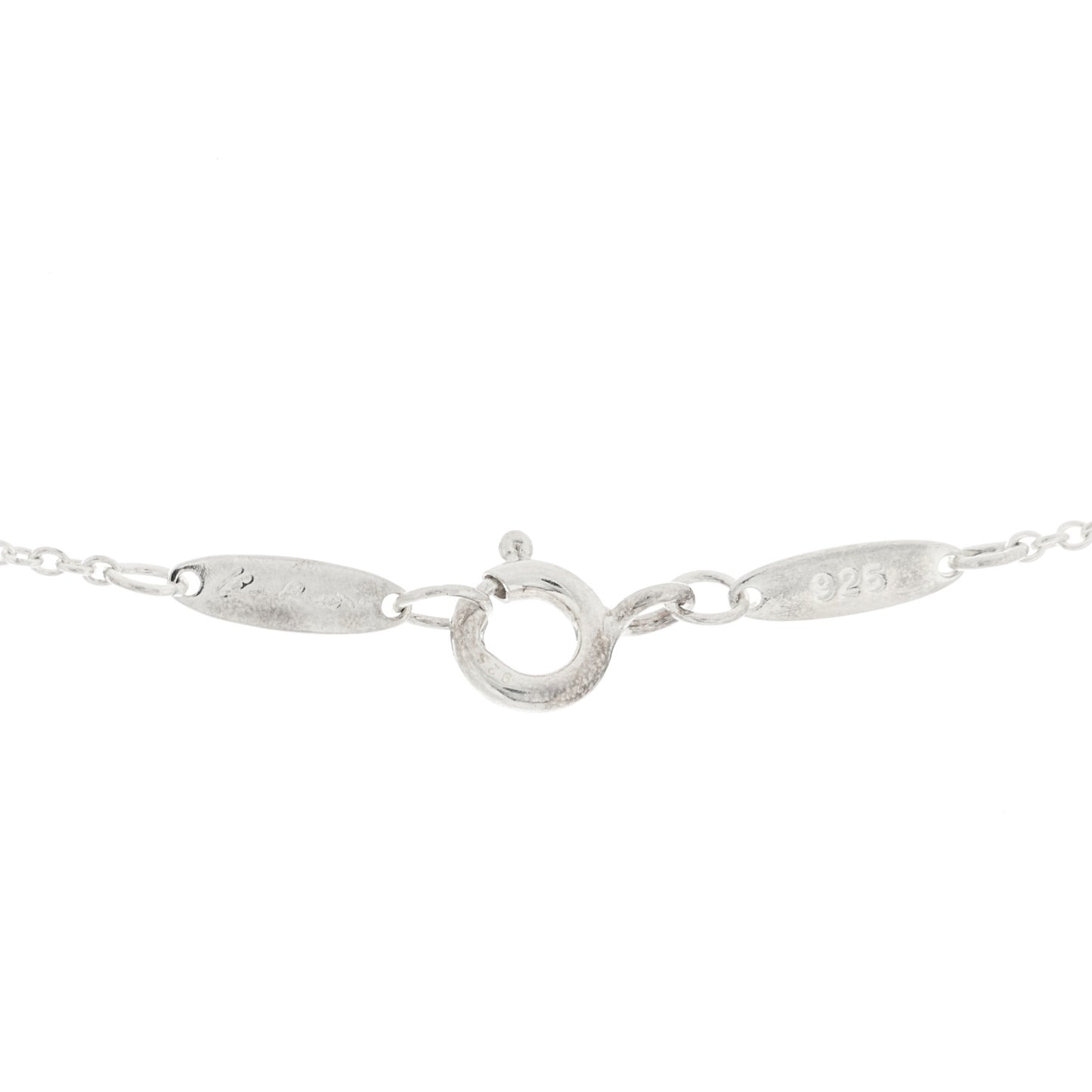 Sterling Silver Elsa Peretti Open Wave Pendant Necklace