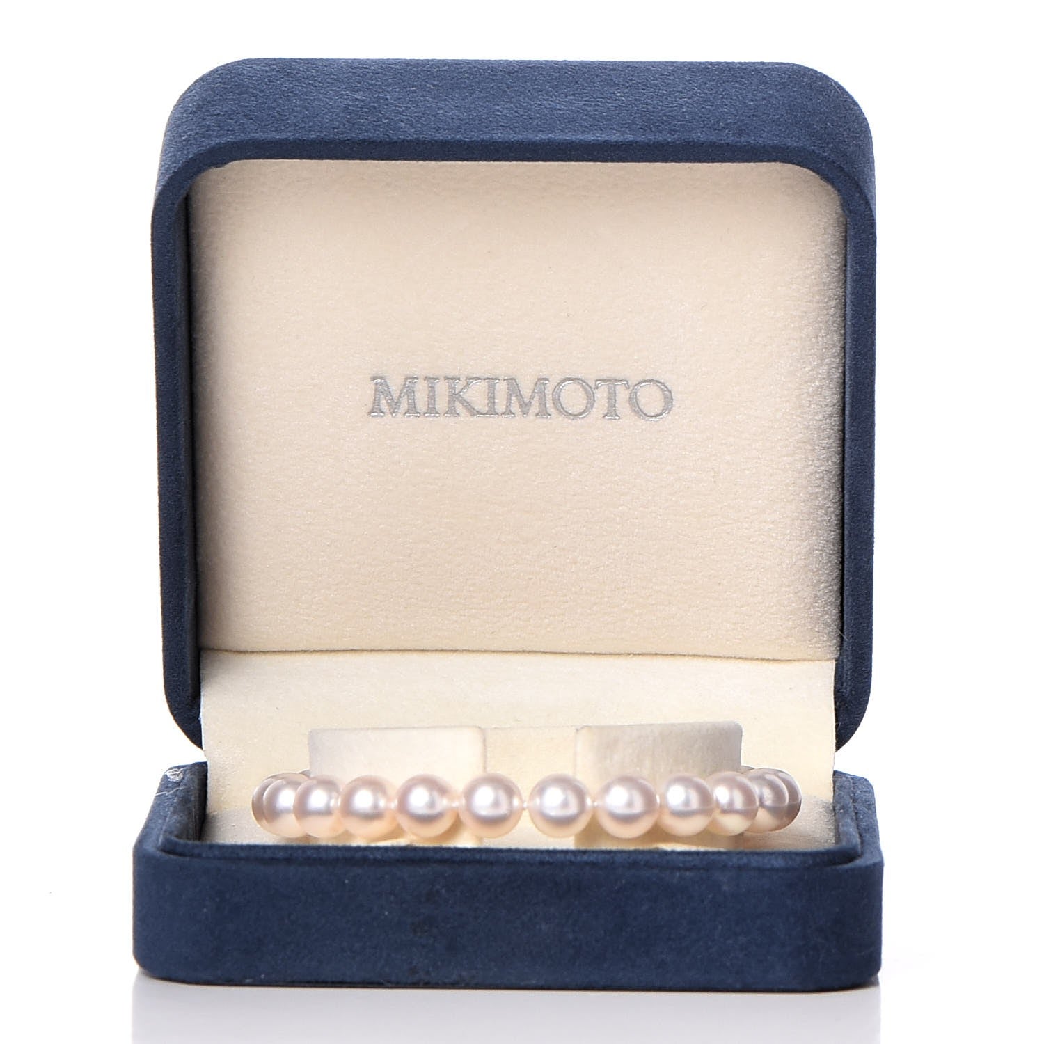 Mikimoto 18K Yellow Gold Akoya Cultured Pearl 7.5 x 8 mm Strand Bracelet 7 of 7
