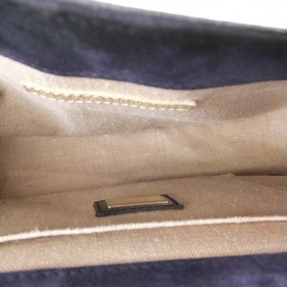 Fendi Textured Calfskin F3 Secret Code Satchel Blue 7 of 12