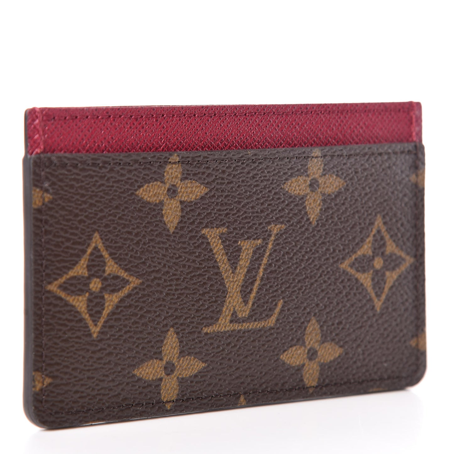 Monogram Card Holder Fuchsia