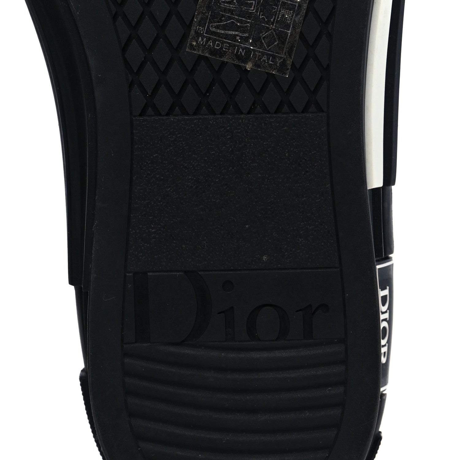 Christian Dior X RAYMOND PETTIBON Technical Canvas Lip Flower Mens B23 High Top Sneakers 42 Black 6 of 8