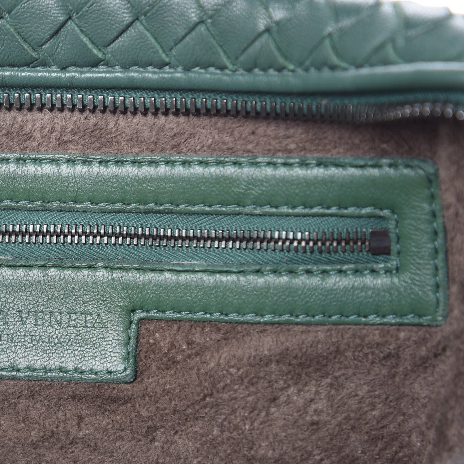 Bottega Veneta Nappa Intrecciato Pillow Crossbody Green 9 of 14