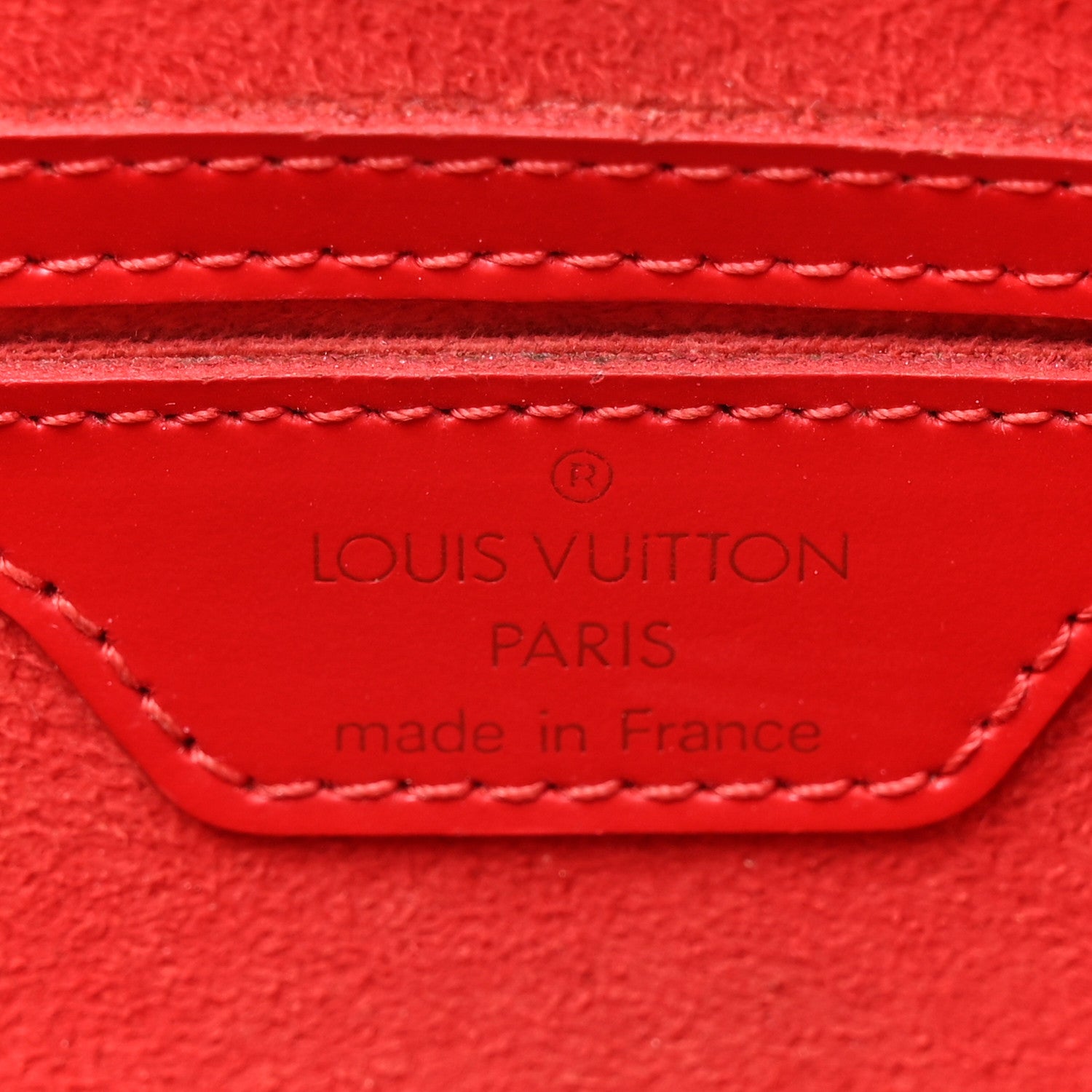 Louis Vuitton Epi Soufflot Castillan Red 8 of 15