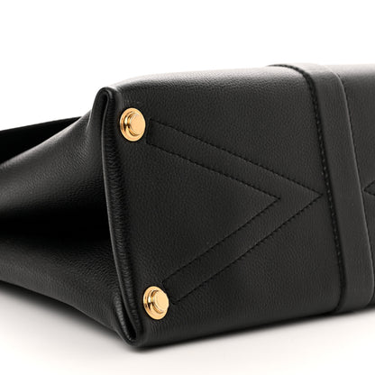Louis Vuitton Grained Smooth Calfskin Rose Des Vents MM Black 9 of 10