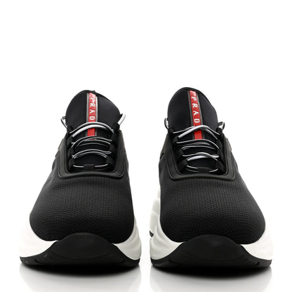 Prada Mesh Neoprene America's Cup 45mm Sneakers 40.5 Black White 2 of 8