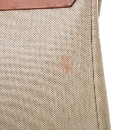 Hermes Toile Vache Calfskin Herbag 40 GM Natural 17 of 17