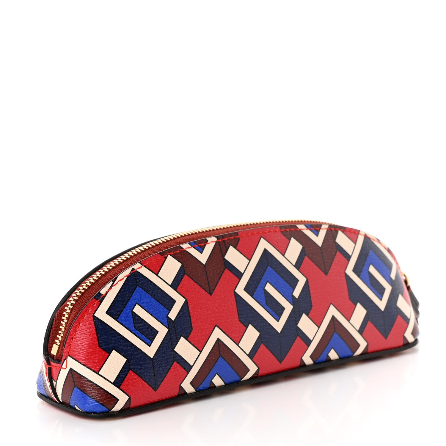 Gucci Shangai Calfskin Geometric G Pencil Case Multicolor 3 of 9