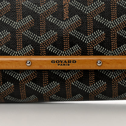 Goyard Goyardine Monte Carlo Bois Clutch Black 6 of 7