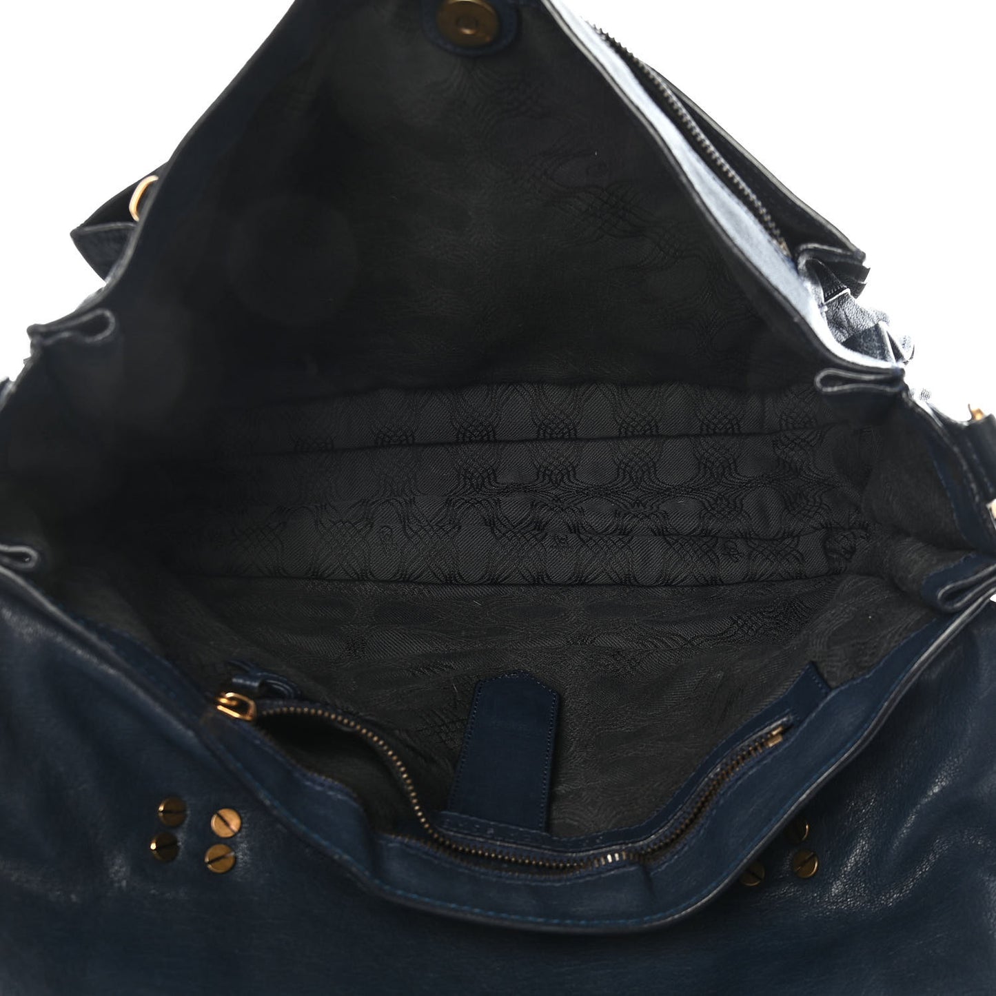 Lambskin Large PS1 Satchel Midnight