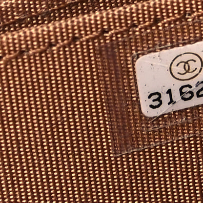 Chanel Lambskin Quilted Chanel 19 Zip Around Coin Purse Wallet Brown 6 of 8