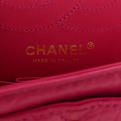 Chanel Aged Calfskin Quilted 2.55 Reissue 225 Flap Fuchsia 6 of 12