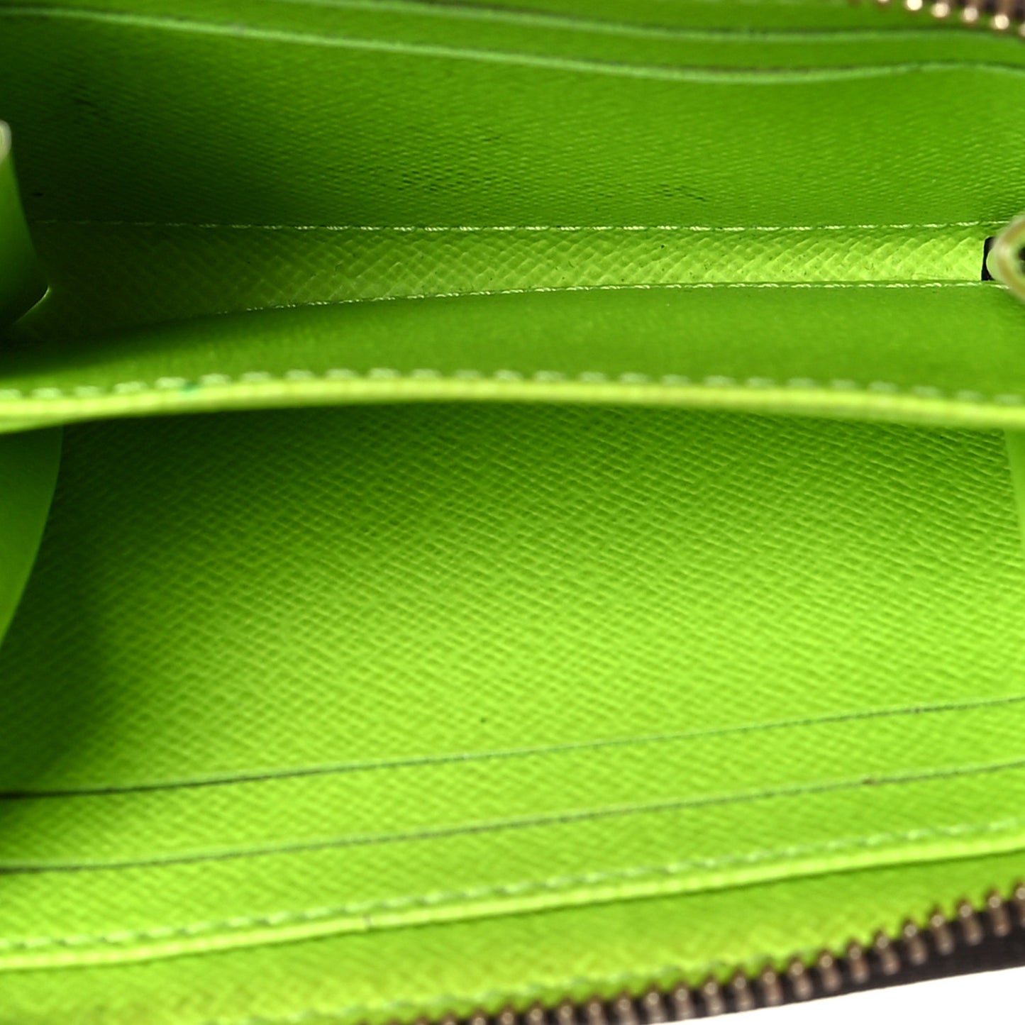 Monogram Graffiti Zippy Coin Purse Wallet Green
