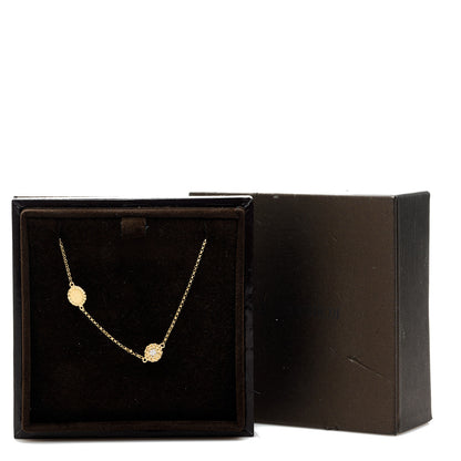 Roberto Coin 18K Yellow Gold Diamond New Barocco Station Necklace 7 of 7