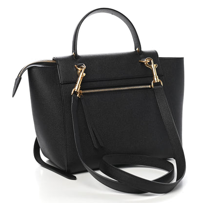 Celine Grained Calfskin Micro Belt Bag Black 3 of 11