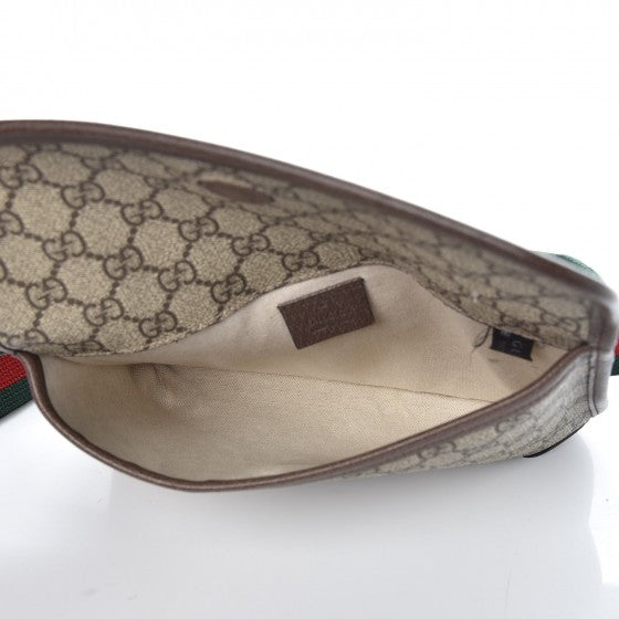 Gucci GG Supreme Monogram Neo Vintage Web Belt Bag Brown 5 of 11