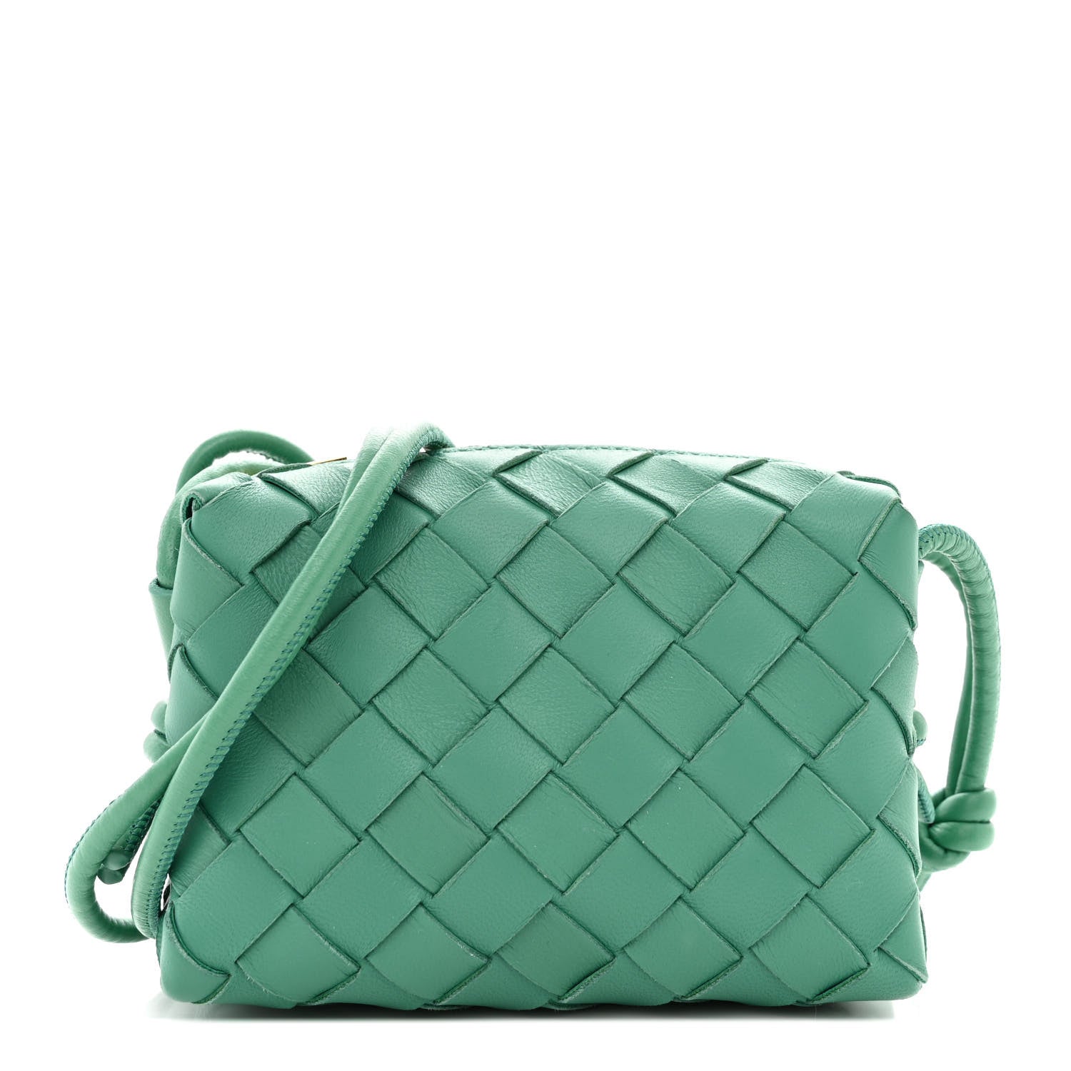 Bottega Veneta Nappa Intrecciato Candy Loop Camera Bag Mermaid 1 of 11