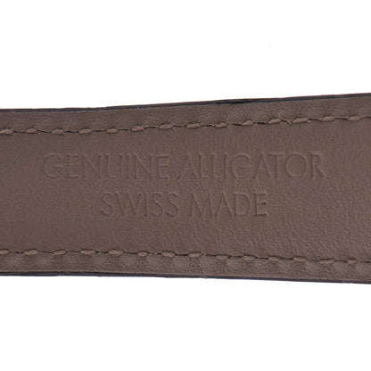 Tiffany Stainless Steel Alligator 40mm CT60 3-Hand Automatic Watch Grey 8 of 12
