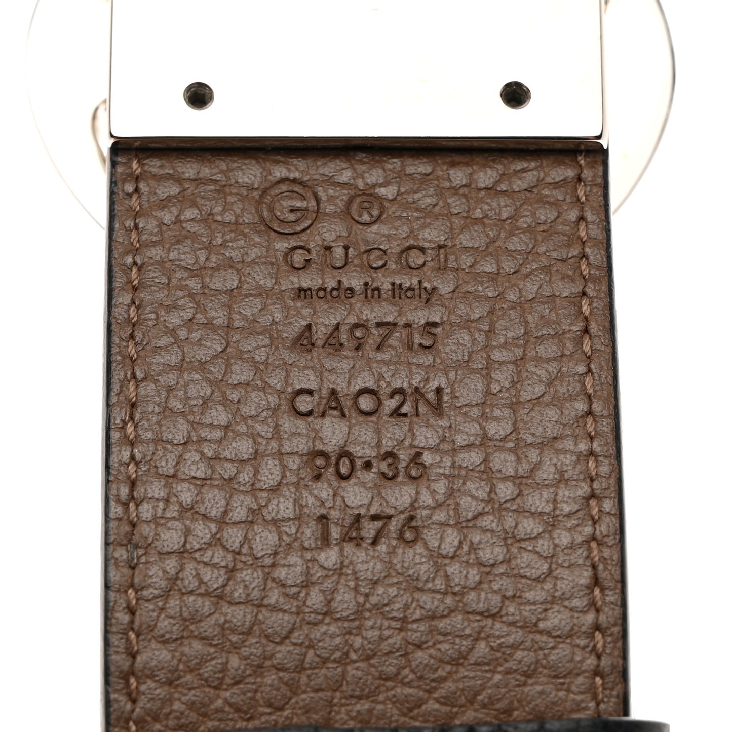 Calfskin 1973 Reversible Belt 90 36 Black Brown