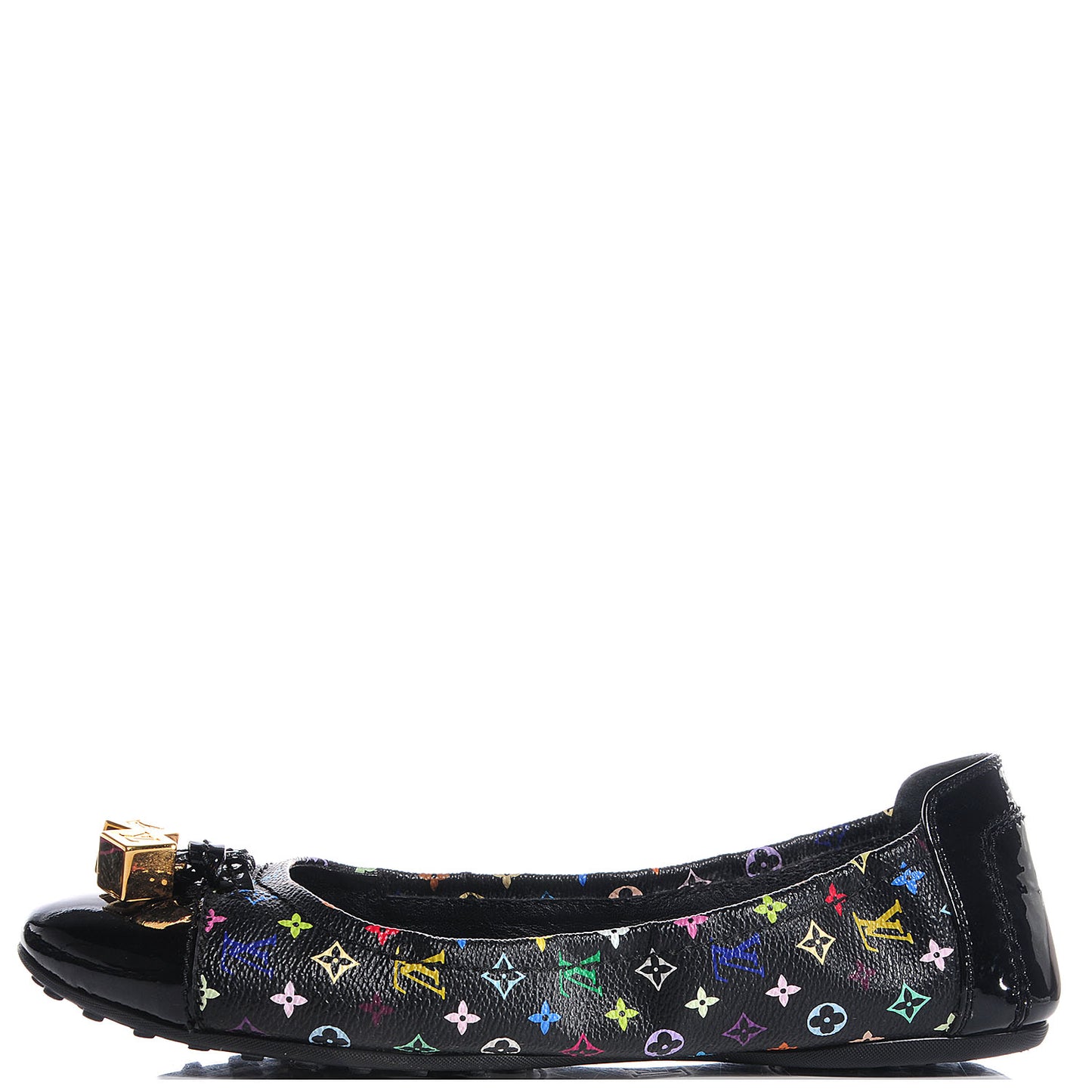 Monogram Multicolor Lovely Ballet Flats Black 39