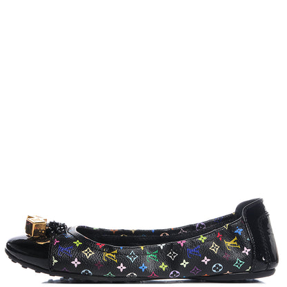 Louis Vuitton Monogram Multicolor Lovely Ballet Flats Black 39 1 of 7