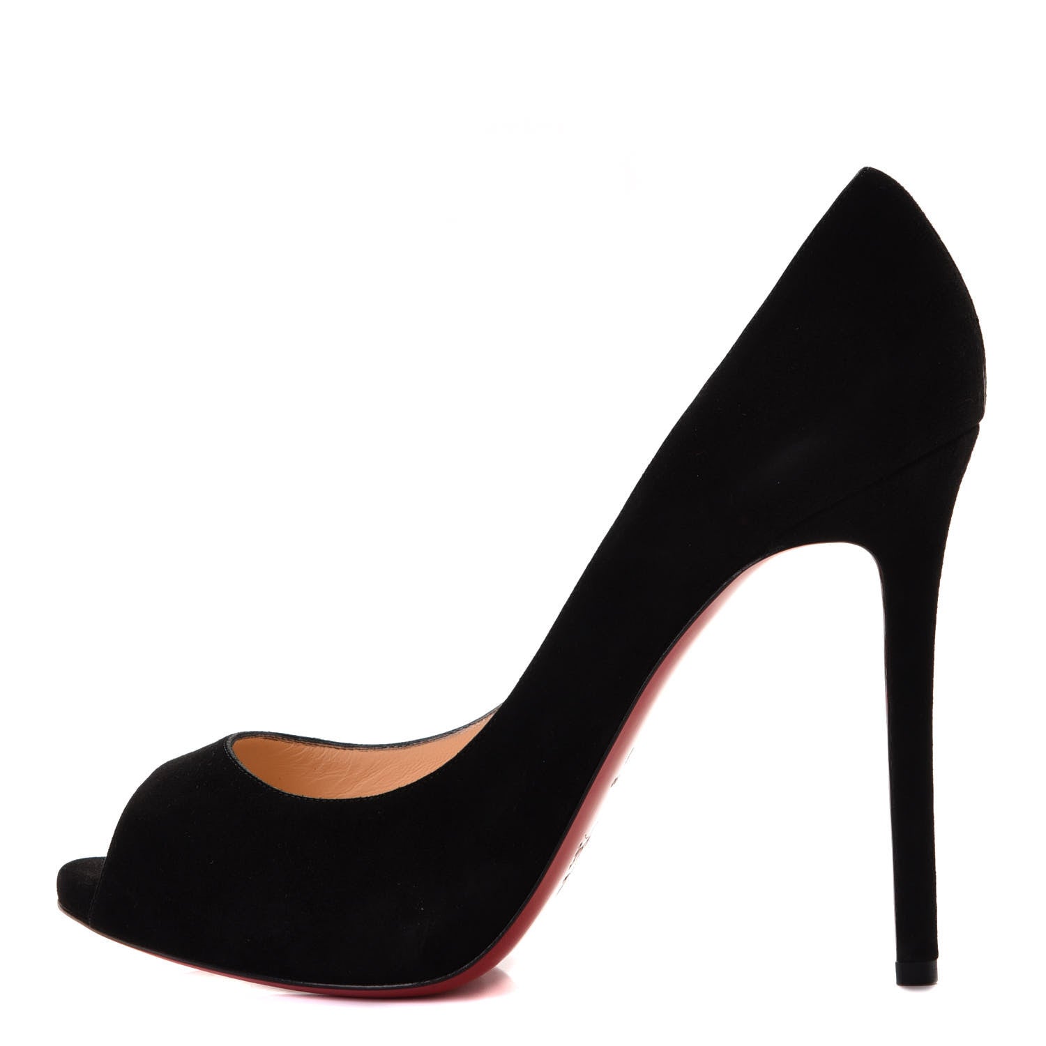 Christian Louboutin Suede Flo 120 Pumps 41.5 Black 1 of 9