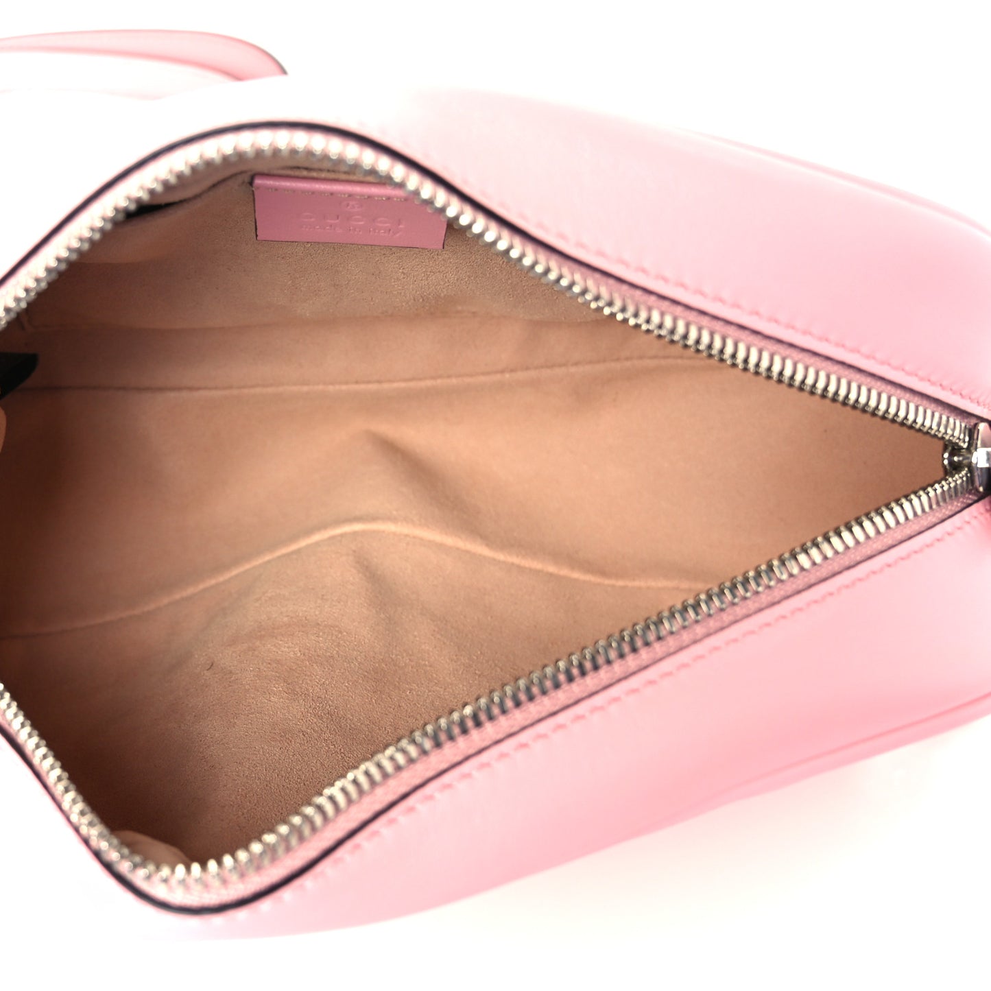 Calfskin Matelasse Small GG Marmont Chain Shoulder Bag Wild Rose