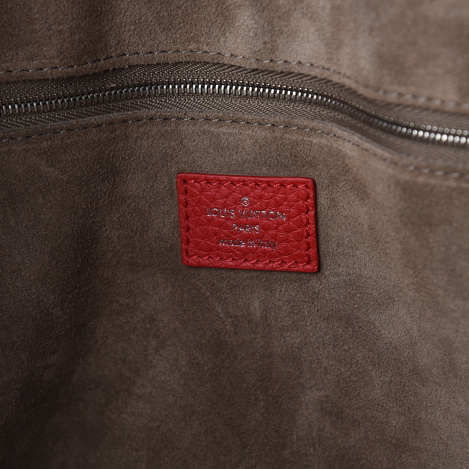 Louis Vuitton Veau Cachemire Soft Lockit MM Rubis 5 of 8