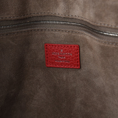 Louis Vuitton Veau Cachemire Soft Lockit MM Rubis 5 of 8