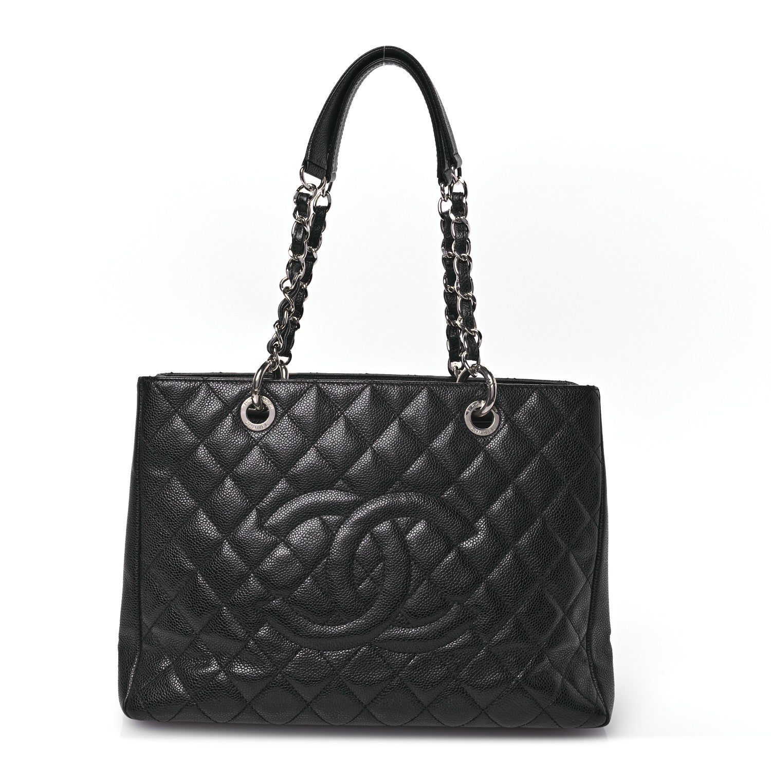 Chanel Caviar Quilted Grand Shopping Tote GST Black 1 of 12