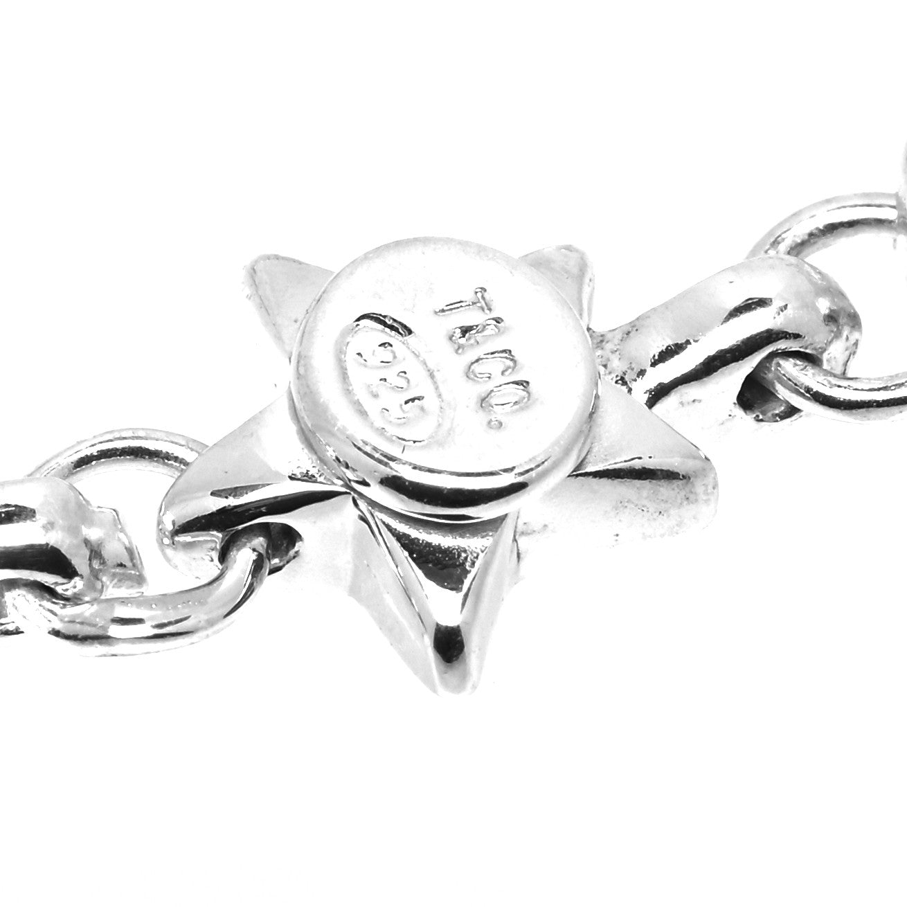Tiffany Sterling Silver Chain of Stars Bracelet 4 of 4