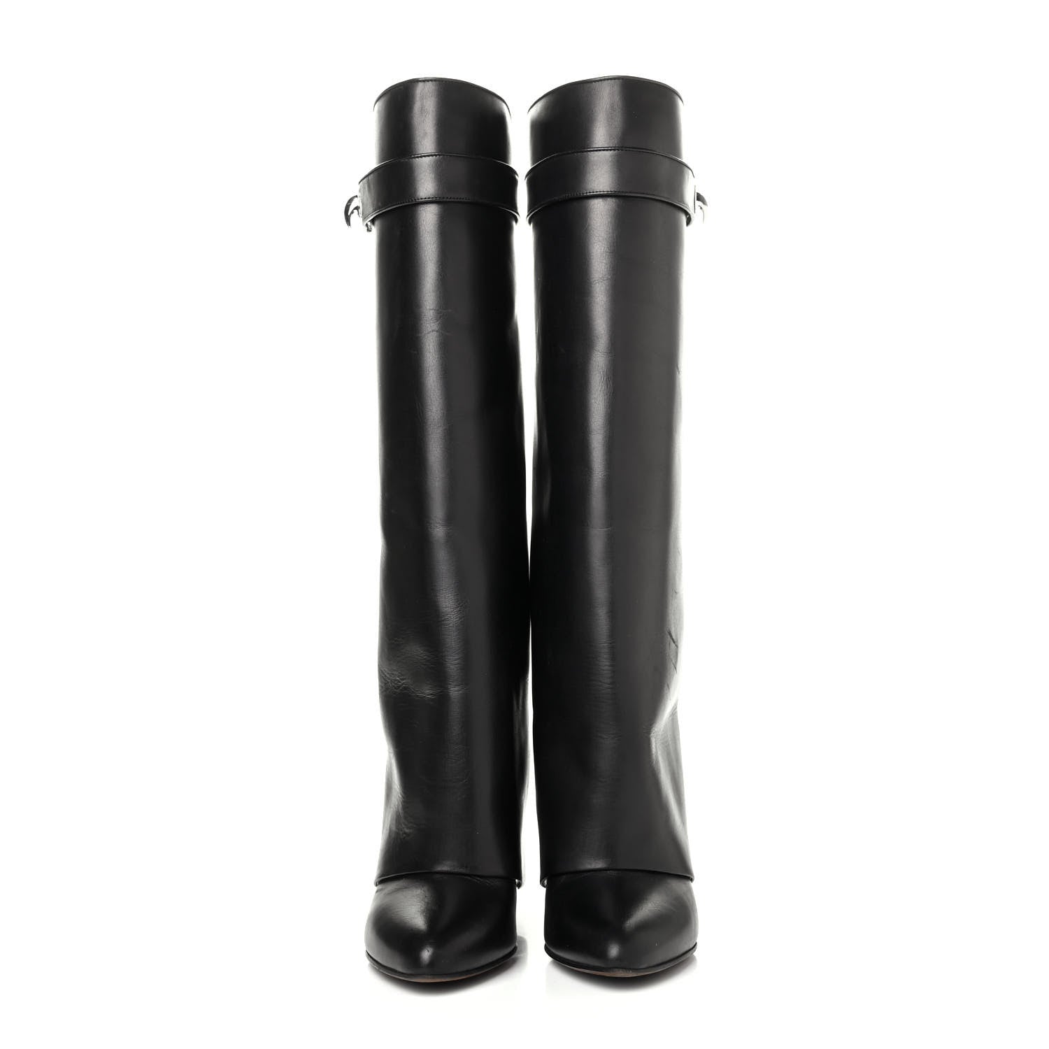 Givenchy Calfskin Newton Over The Knee Boots 35.5 Black 2 of 4