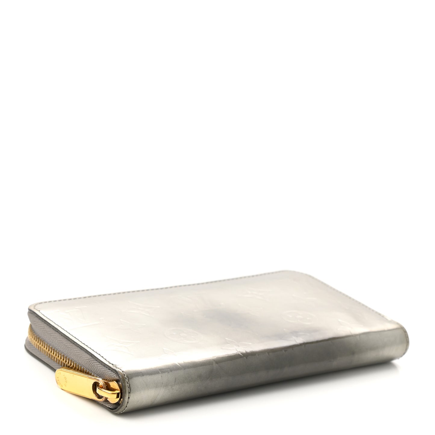 Vernis Zippy Wallet Gris Metal