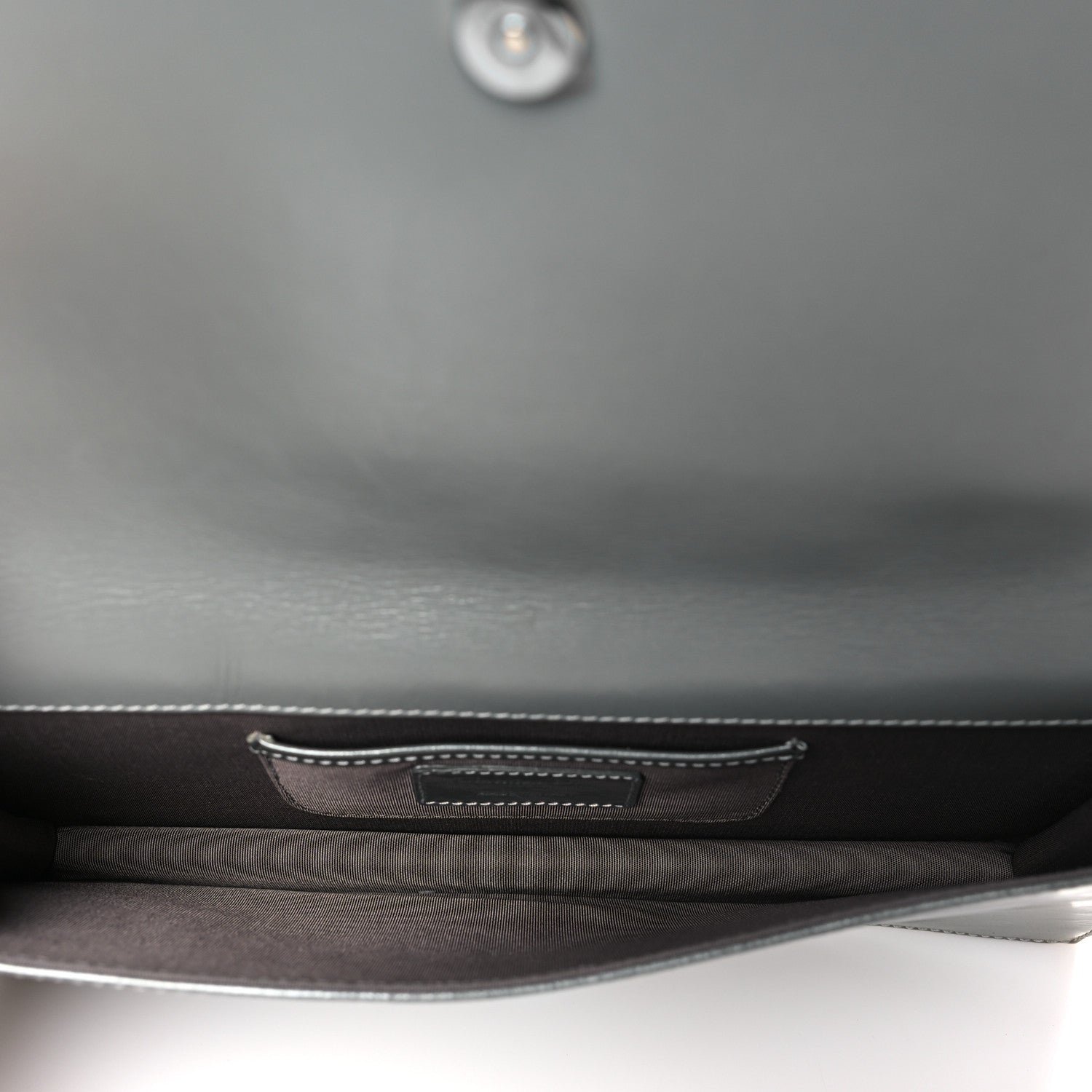 Christian Dior Patent Cannage Rendezvous Chain Wallet Kaki 5 of 8