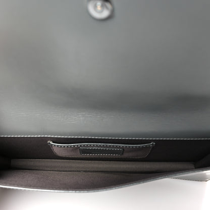 Christian Dior Patent Cannage Rendezvous Chain Wallet Kaki 5 of 8
