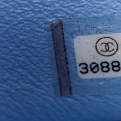Chanel Lambskin Quilted Mini Rectangular Flap Light Blue 8 of 11