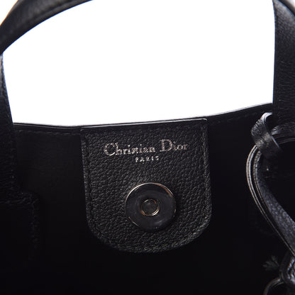 Christian Dior Grained Calfskin Small Blossom Tote Black 6 of 10