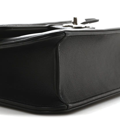 Chanel Lambskin Calfskin Mini Chocolate Bar Flap Bag White Black 9 of 10