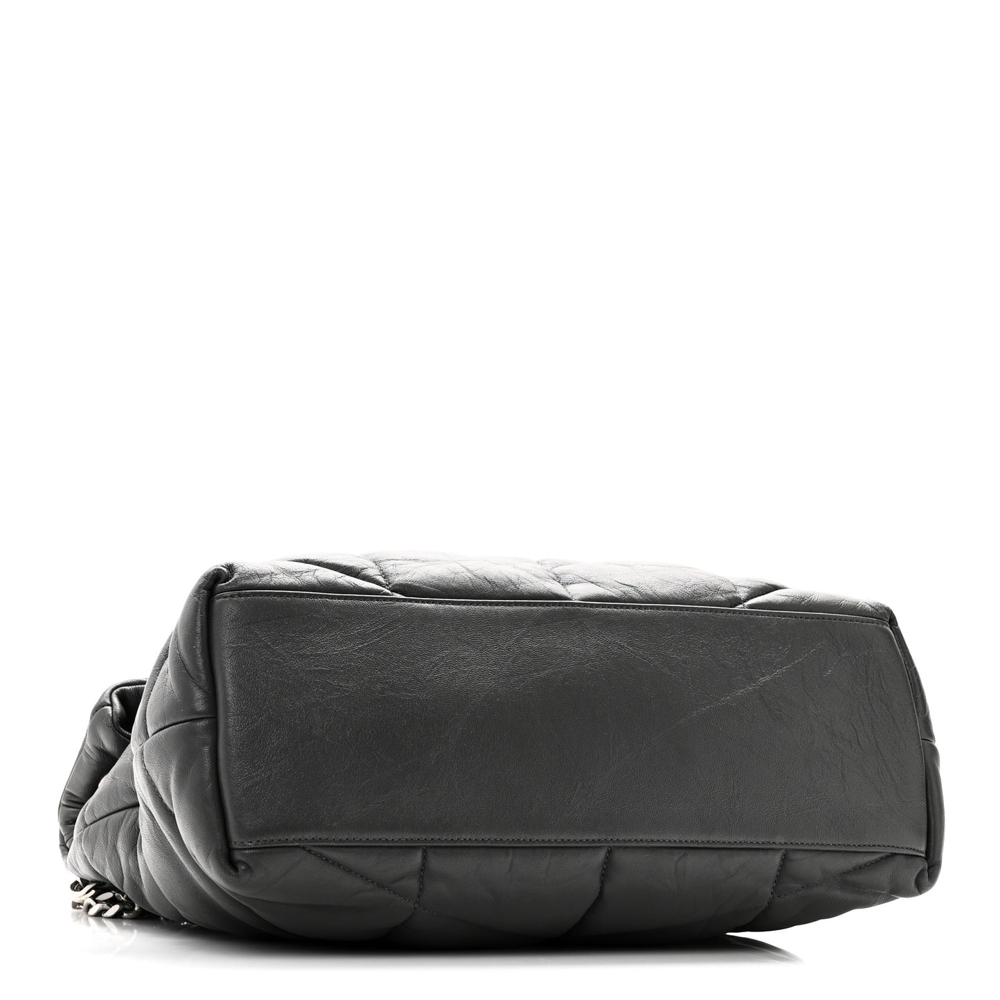 Calfskin Quilted Medium Loulou Puffer Monogram Chain Satchel Storm